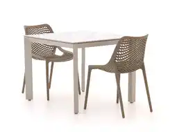 Kees Smit Forza Ripi/Sestino 90cm dining tuinset 3-delig stapelbaar aanbieding