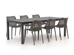 Kees Smit Forza Ripi/Fidenza 220cm dining tuinset 7-delig stapelbaar aanbieding