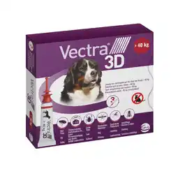 Zooplus 3x8ml Vectra 3D voor Honden >40 kg aanbieding