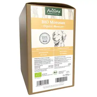 Zooplus 6x100g AniForte bio Morosan aanvullende voeding voor honden aanbieding