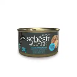 Zooplus 12x80g Schesir After Dark kip & ei natvoer voor katten aanbieding