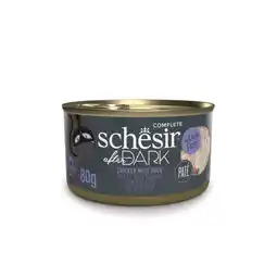 Zooplus 12x80g Schesir After Dark Complete Paté Kip & Eend natvoer voor katten aanbieding
