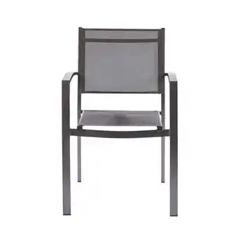 Praxis Tuinstoel Trapani stapelbaar aluminium/textiel aanbieding