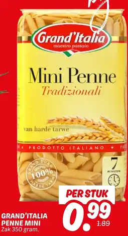 Dekamarkt Grand'italia penne mini aanbieding
