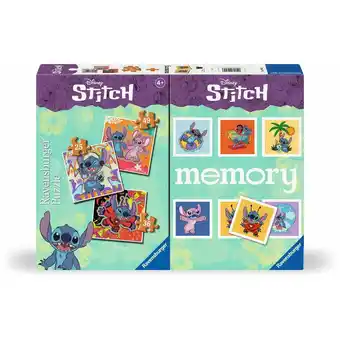 Intertoys Ravensburger Disney Stitch puzzelset + memory - 25 + 36 + 49 stukjes aanbieding