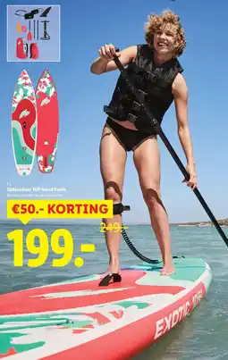 Lidl F2 Opblaasbaar SUP-board Exotic aanbieding