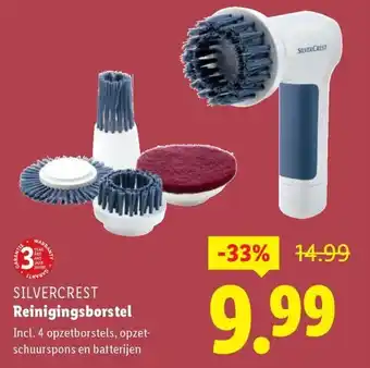 Lidl SILVERCREST Reinigingsborstel aanbieding