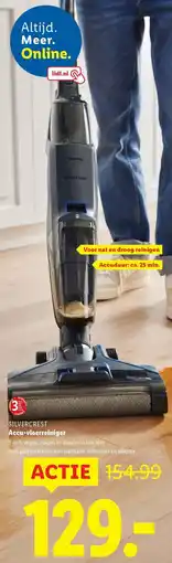 Lidl SILVERCREST Accu vloerreiniger aanbieding