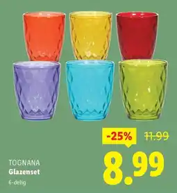 Lidl TOGNANA Glazenset aanbieding