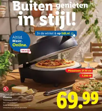 Lidl SILVERCREST Pizzaoven aanbieding