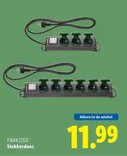 Lidl PARKSIDE Stekkerdoos aanbieding