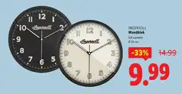 Lidl INGERSOLL Wandklok aanbieding