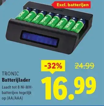 Lidl TRONIC Batterijlader aanbieding