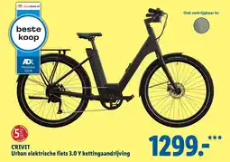 Lidl CRIVIT Urban elektrische fiets 3.0 Y kettingaandrijving aanbieding