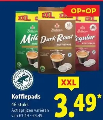 Lidl Koffiepads aanbieding