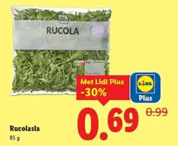 Lidl Rucolasla aanbieding