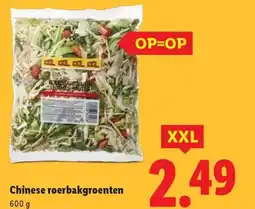 Lidl Chinese roerbakgroenten aanbieding