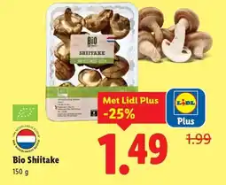 Lidl Bio Shiitake aanbieding
