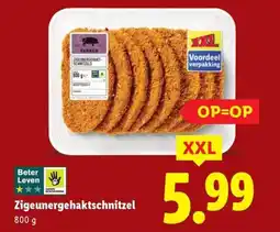 Lidl Zigeunergehaktschnitzel aanbieding