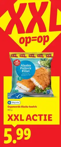 Lidl Gepaneerde Alaska koolvis aanbieding