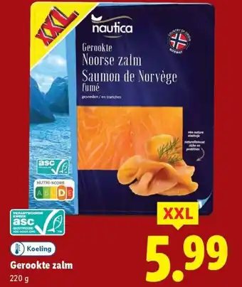 Lidl Gerookte zalm aanbieding