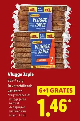 Lidl Vlugge Japie aanbieding