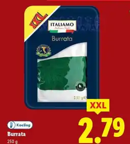 Lidl Burrata aanbieding