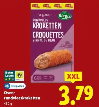 Lidl Oven rundvleeskroketten aanbieding