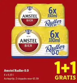 Lidl Amstel Radler 0.0 aanbieding