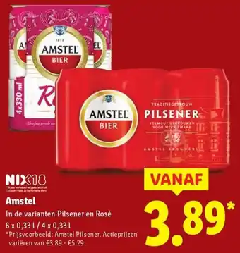 Lidl Amstel aanbieding