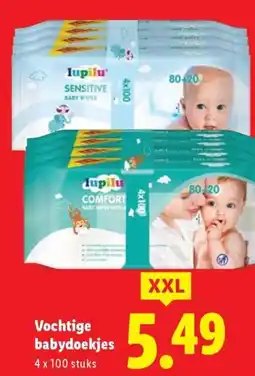 Lidl Vochtige babydoekjes aanbieding