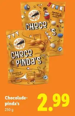 Lidl Chocolade- pinda's aanbieding