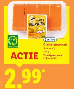Lidl Oranje tompoucen aanbieding