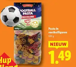 Lidl Pasta in voetbalfiguren aanbieding