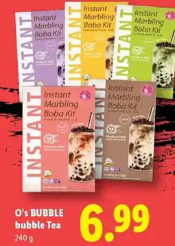 Lidl O's BUBBLE bubble Tea aanbieding