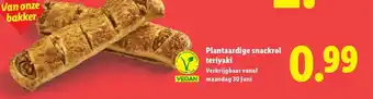 Lidl Plantaardige snackrol teriyaki aanbieding
