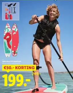 Lidl Opblaasbaar SUP-board Exotic aanbieding