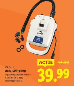 Lidl Accu SUP pomp aanbieding