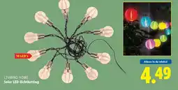 Lidl Livarno home Solar LED lichtketting aanbieding