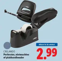 Lidl Perforator, nietmachine of plakbandhouder aanbieding