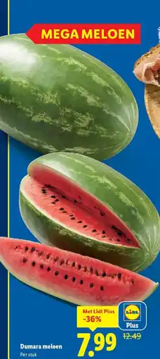 Lidl Dumara meloen aanbieding