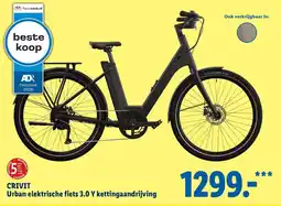 Lidl Urban elektrische fiets 3.0 Y kettingaandrijving aanbieding