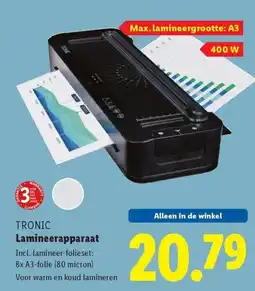 Lidl Tronic Lamineerapparaat aanbieding