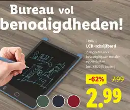 Lidl Tronic LCD schrijfbord aanbieding