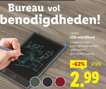Lidl Tronic LCD schrijfbord aanbieding