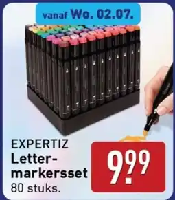 ALDI Expertiz Letter Markersset aanbieding
