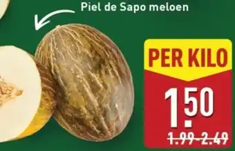ALDI Piel de Sapo meloen aanbieding