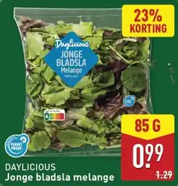 ALDI Daylicious Jonge bladsla melange aanbieding