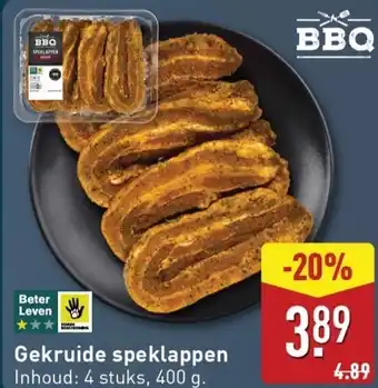 ALDI Gekruide speklappen aanbieding