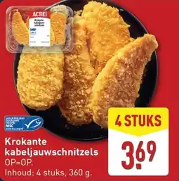 ALDI Krokante kabeljauwschnitzels aanbieding